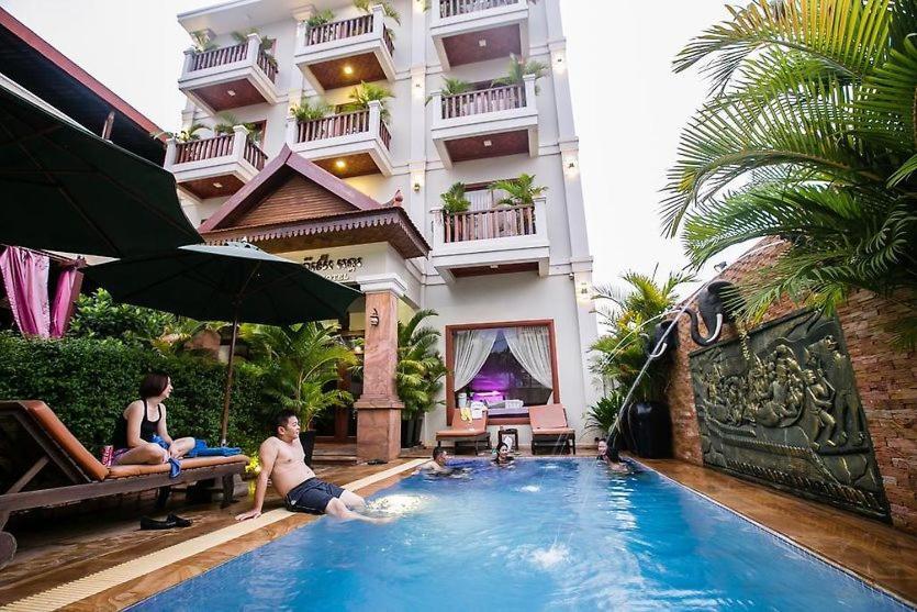 Angkor Leap Hotel Sziemreap Kültér fotó